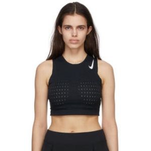 Nike Black Dri-FIT ADV AeroSwift Sport Top
